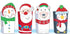 4 CHRISTMAS HANGING TREAT BOXES. TRTT